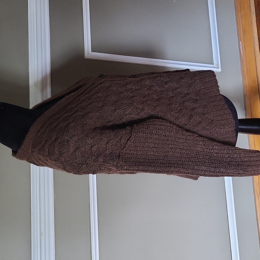 American Eagle Outfitters Women's Brown Cardigan Sweater Size XS - Picture 2 of 8